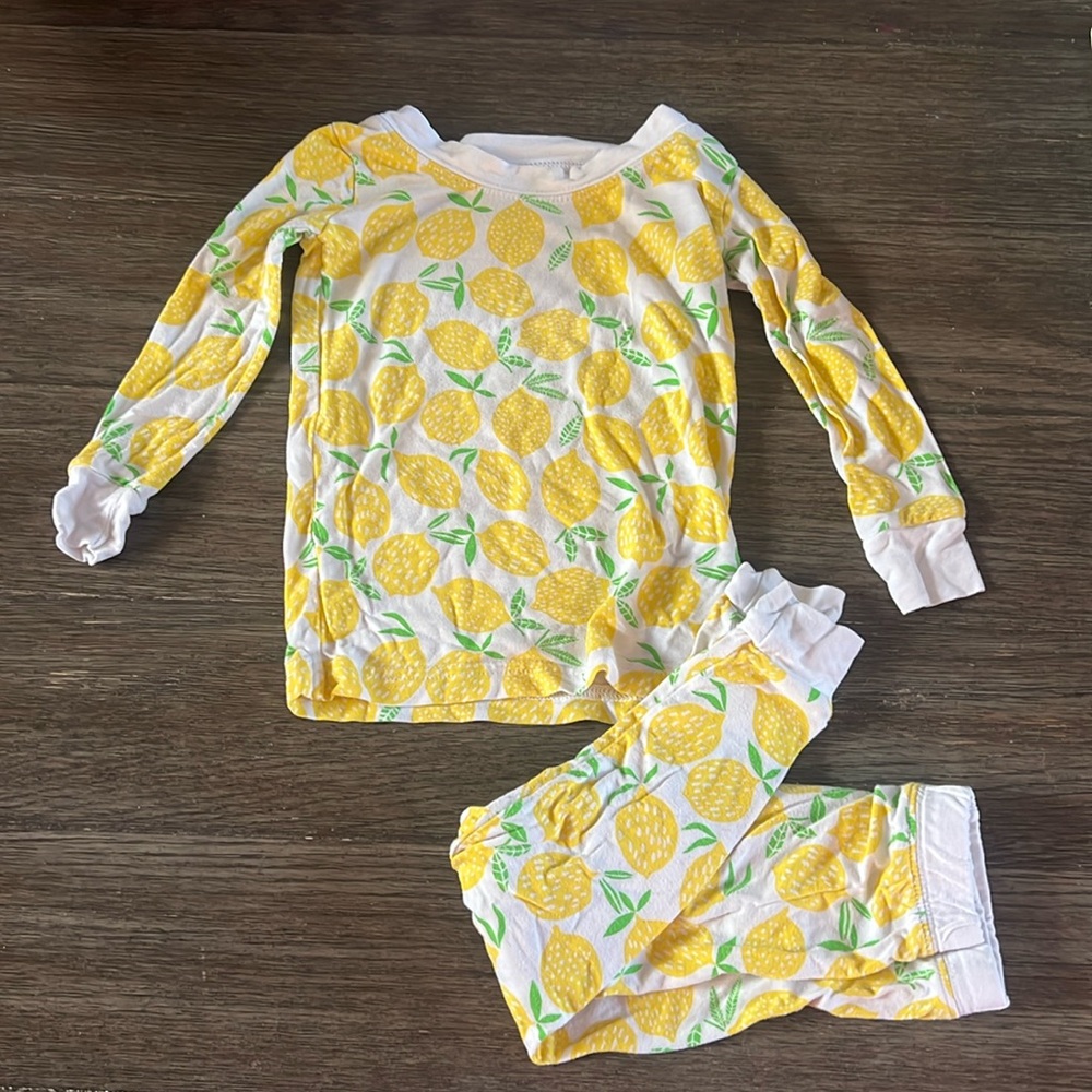 Little Sleepies Lemons long sleeve and pants set